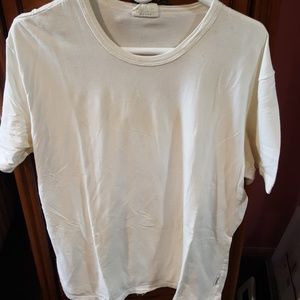 Calvin Klein cream short sleeve shirt